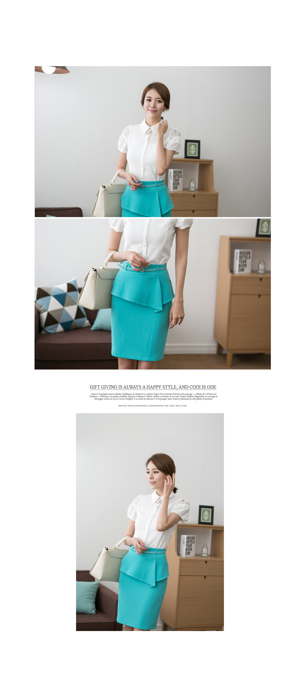 [살론 레이스 블라우스] My Classy Style, ODE